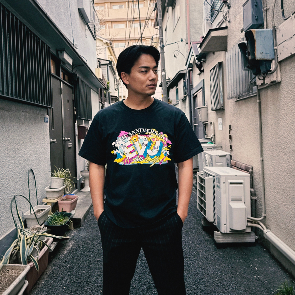 えびじゃ7周年記念Tシャツ BLACK