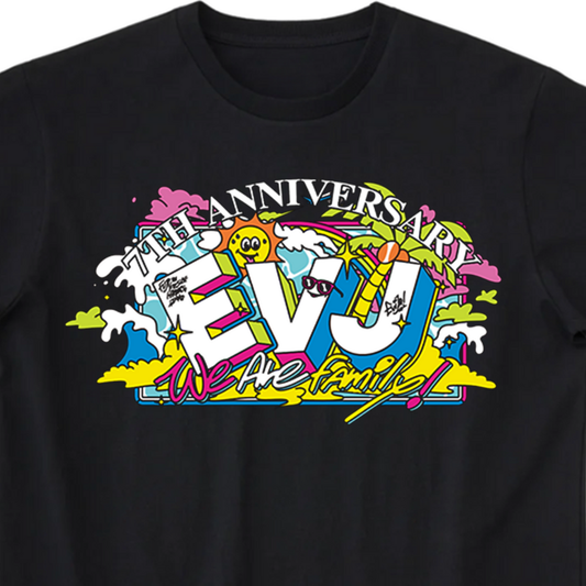 えびじゃ7周年記念Tシャツ BLACK